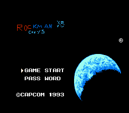 Rockman 6 - Cray 5 Title Screen